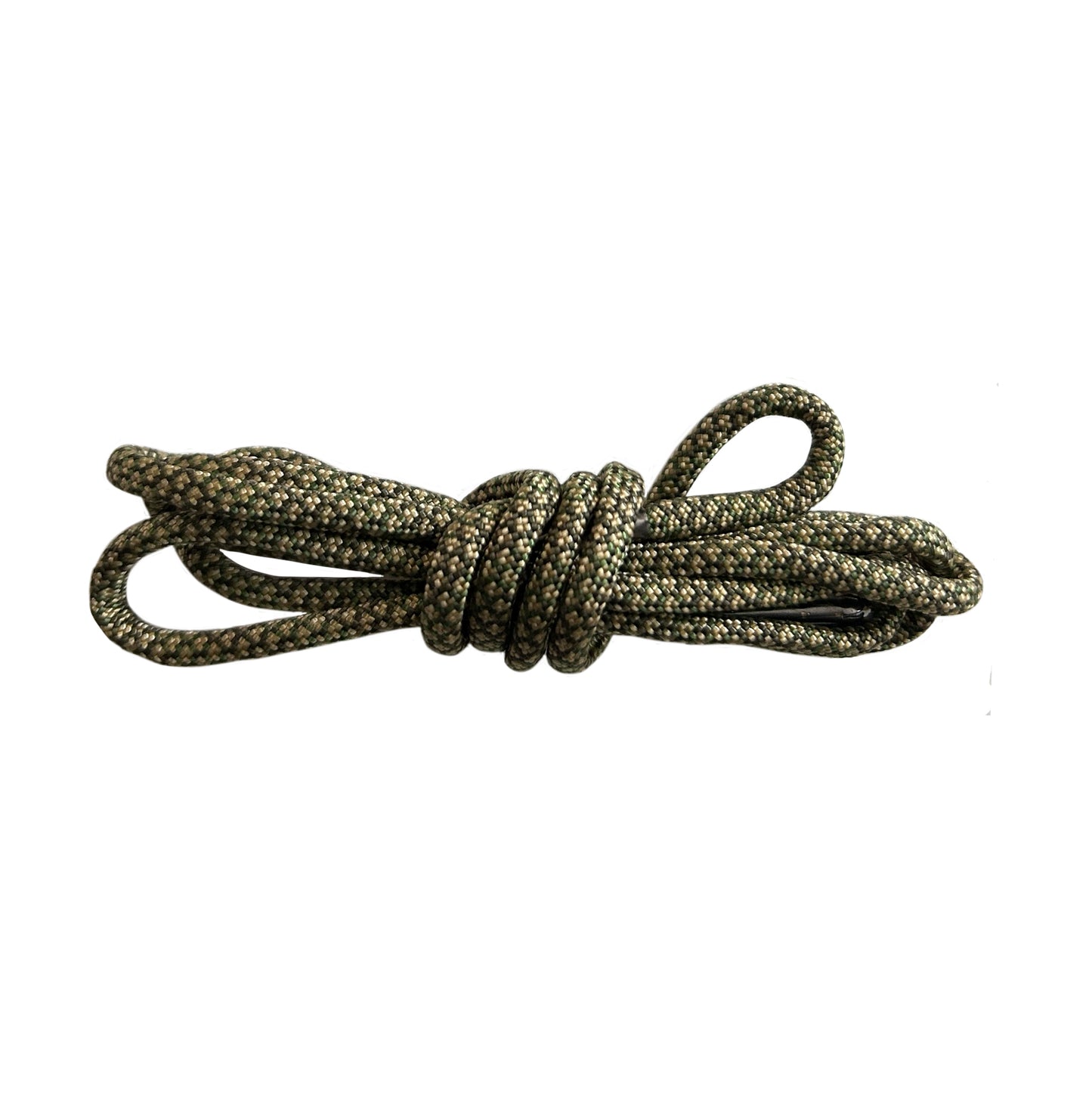 Raw Inc / 127cm Army Green & Yellow Diamond Rope Metal Tip Laces