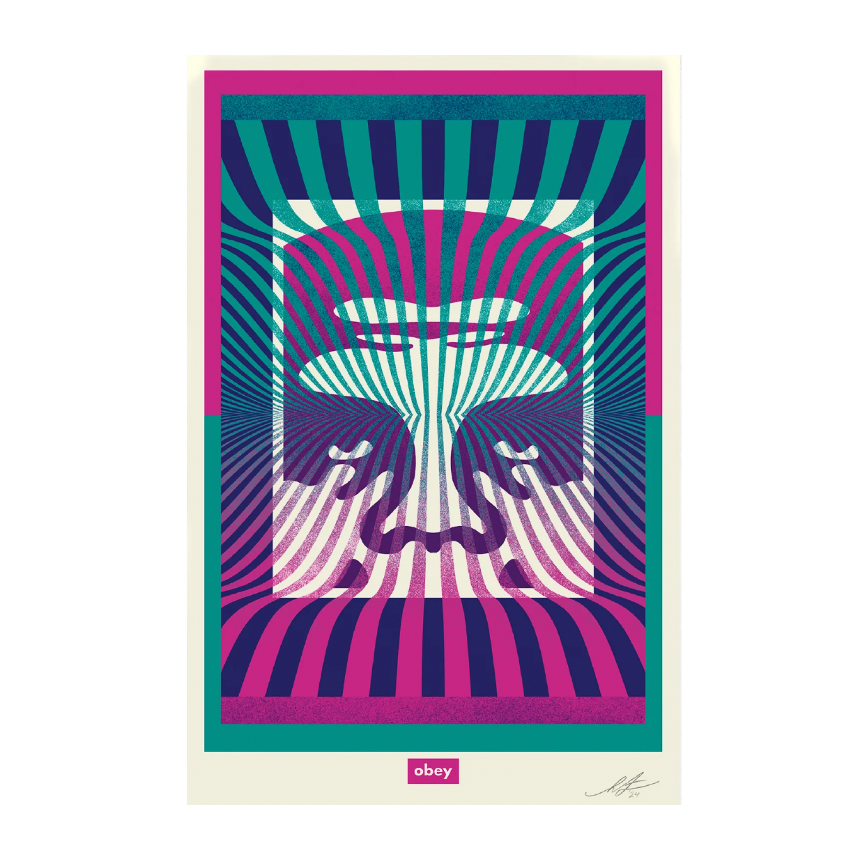 Obey / Op Art Icon Offset Lithograph print