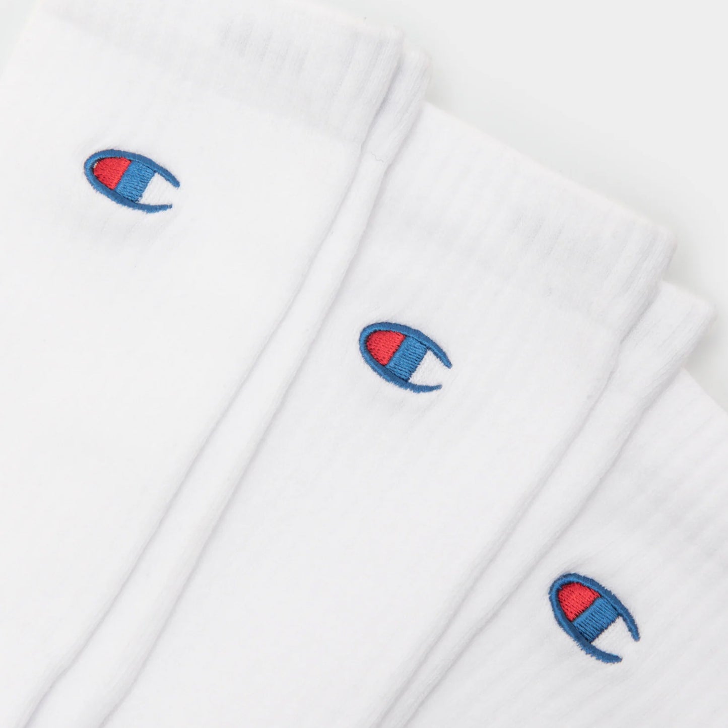 Champion / 3 Pack Logo Crew white socks