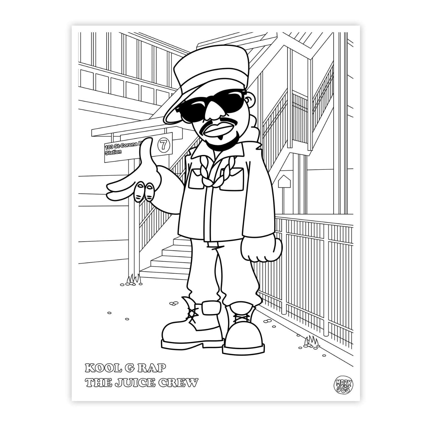 Dokument Press / Hip Hop Coloring Book