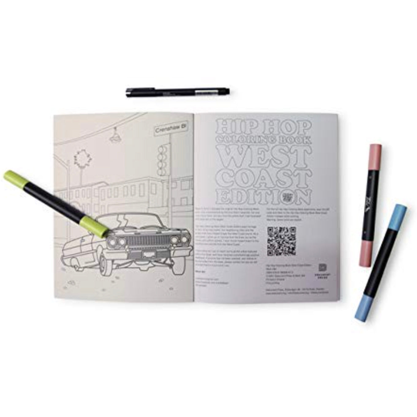 Dokument Press / Hip Hop Coloring Book West Coast Edition