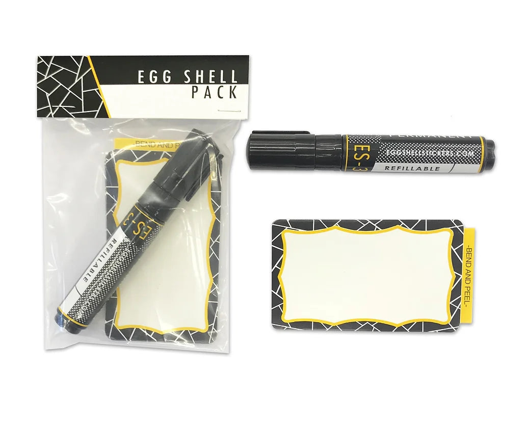 Egg Shell / ES-3 Marker and Wavey Sticker Pack - 10pcs
