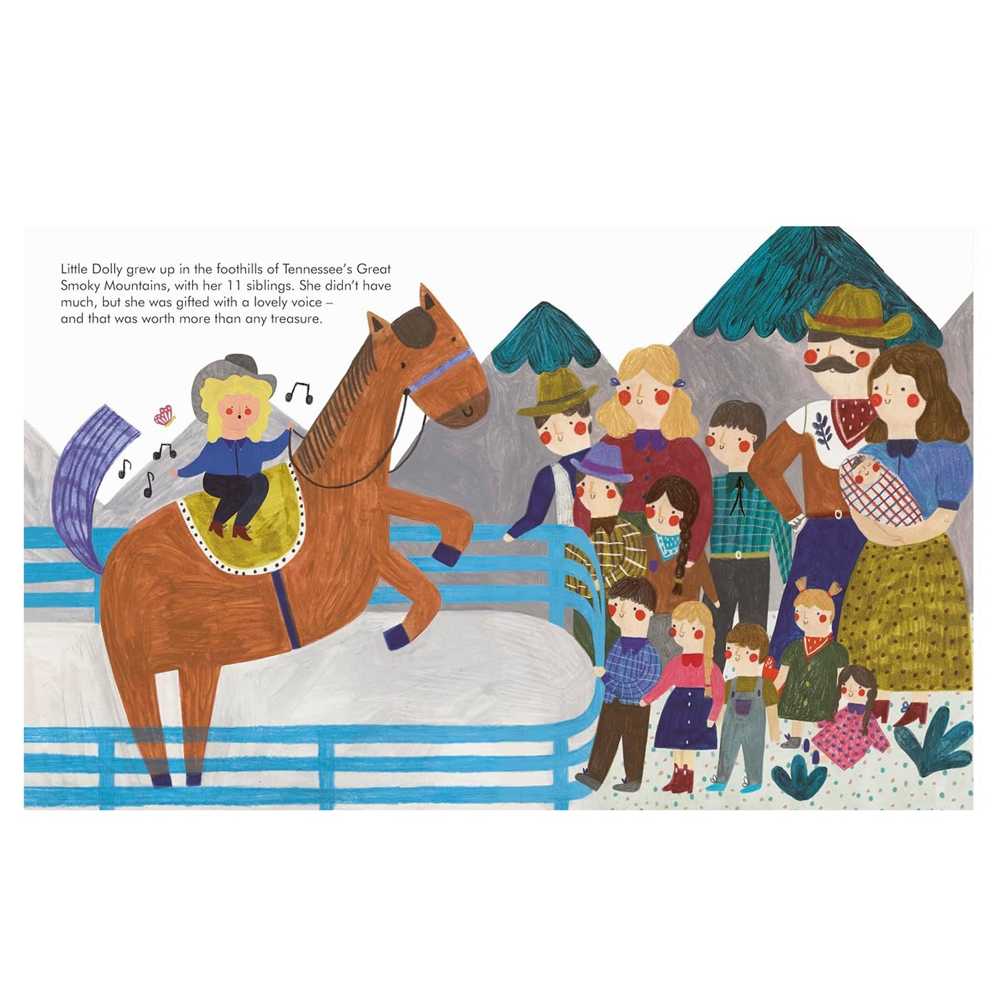 Frances Lincoln / Dolly Parton - Little People, Big Dreams - Storybook Hardcover Book