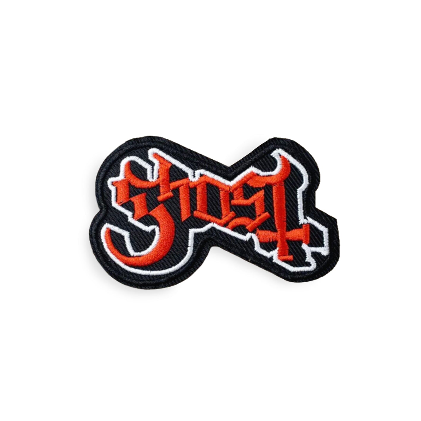 Ghost Black Logo Woven Patch