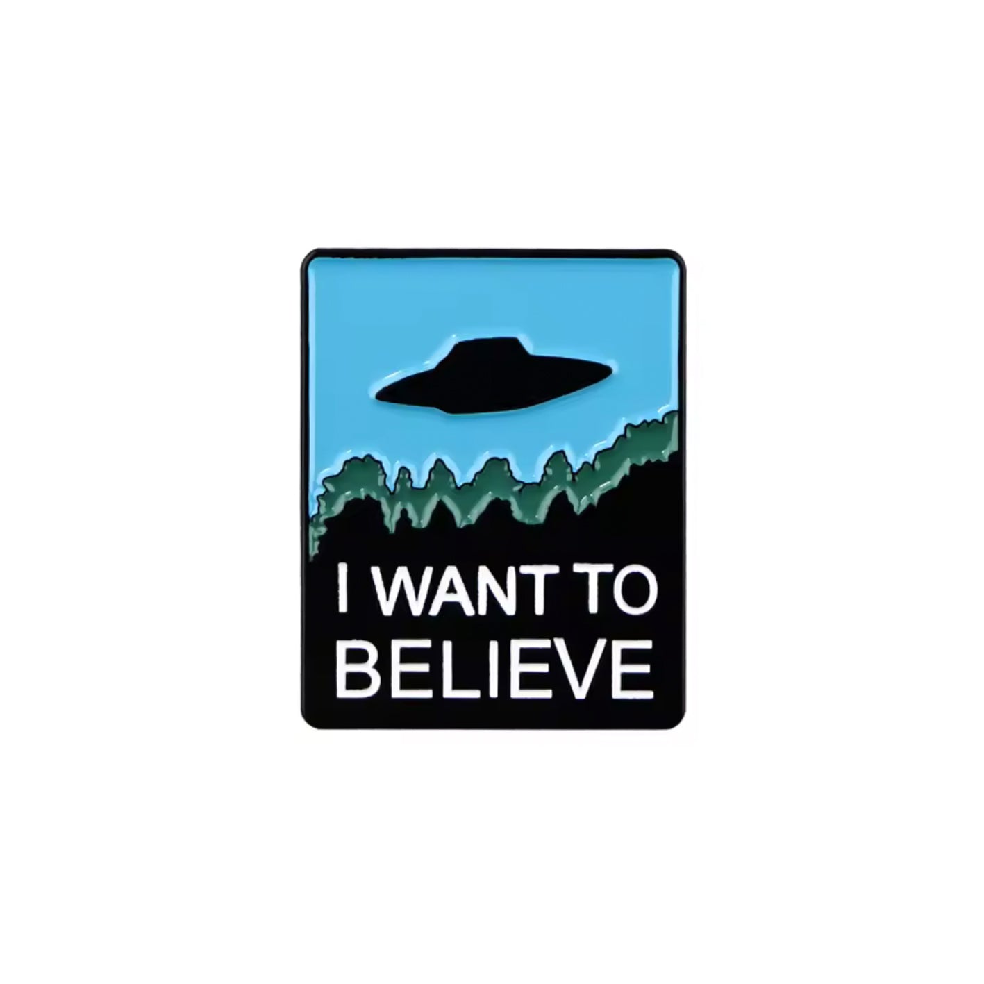 I want to Believe Enamel Pin