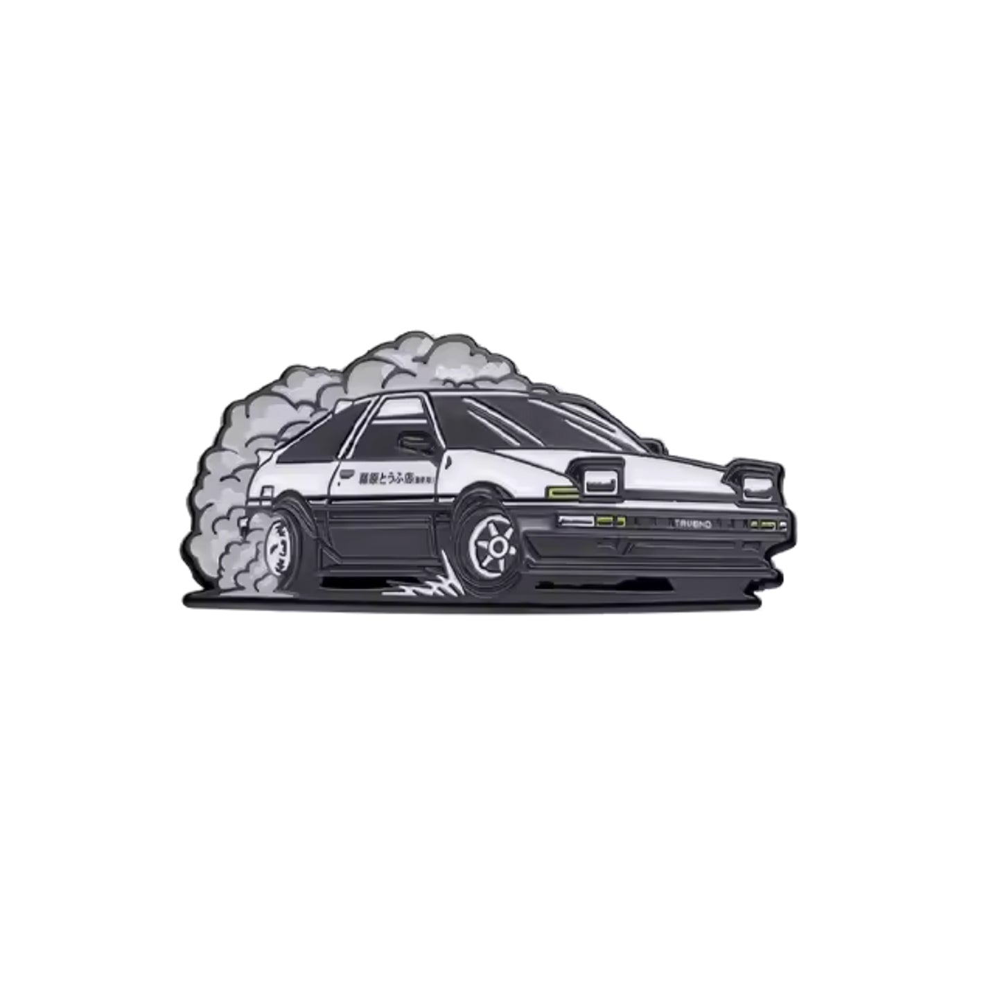 Initial D Enamel Badge