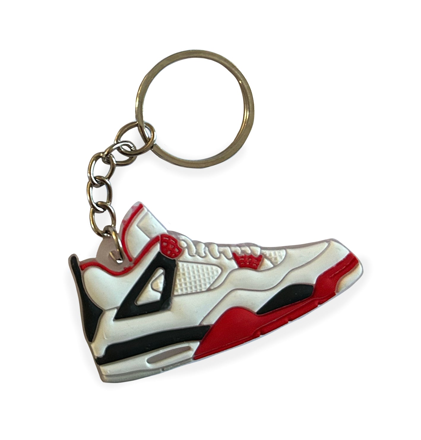 Jordan Sneaker wht/red/blk Keyring