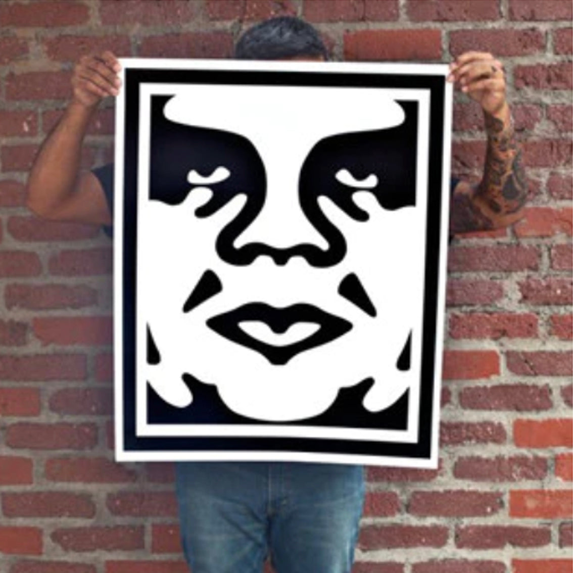 Obey / 3-FACE Signed Lithograph print set