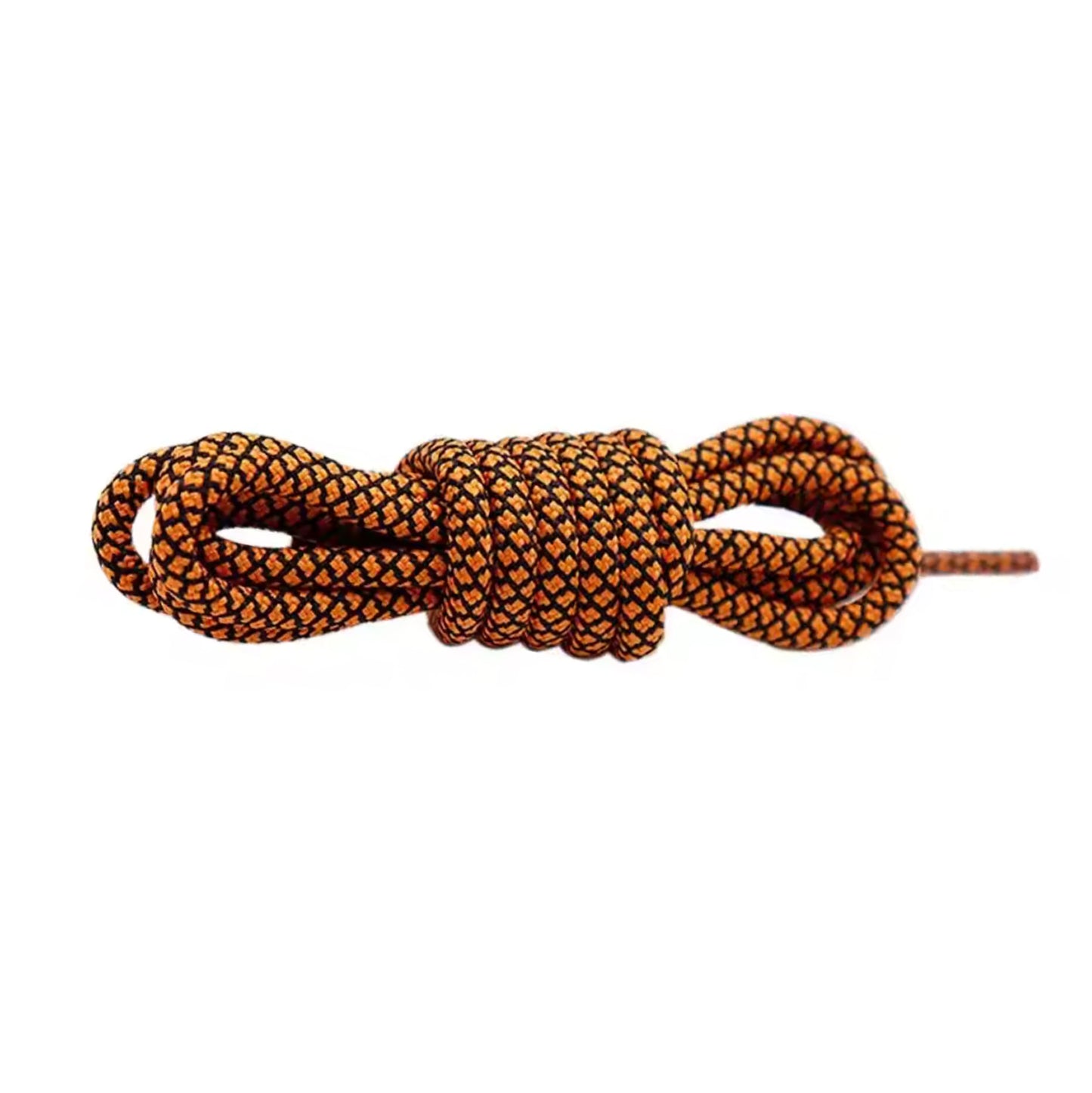 Raw Inc / 120cm Orange & Black Diamond Rope Laces