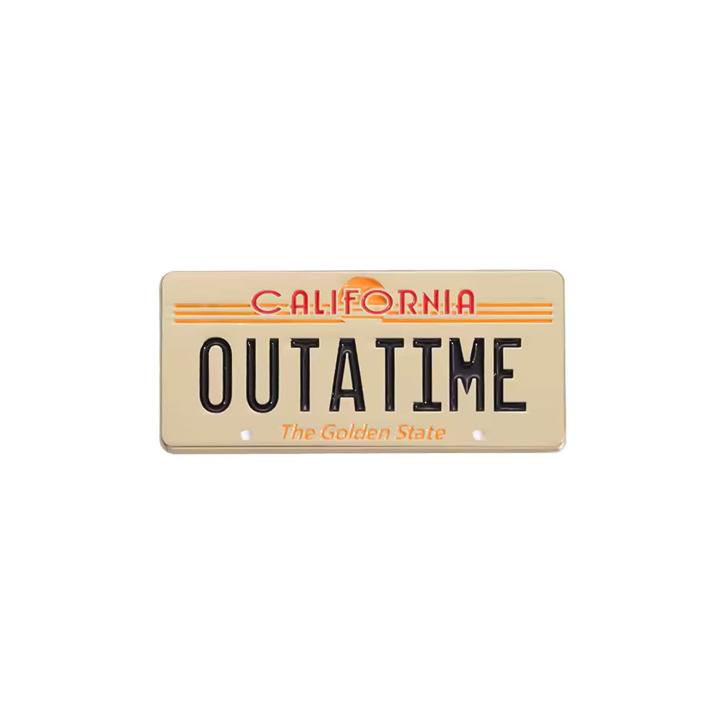 Outatime Plate Enamel Pin
