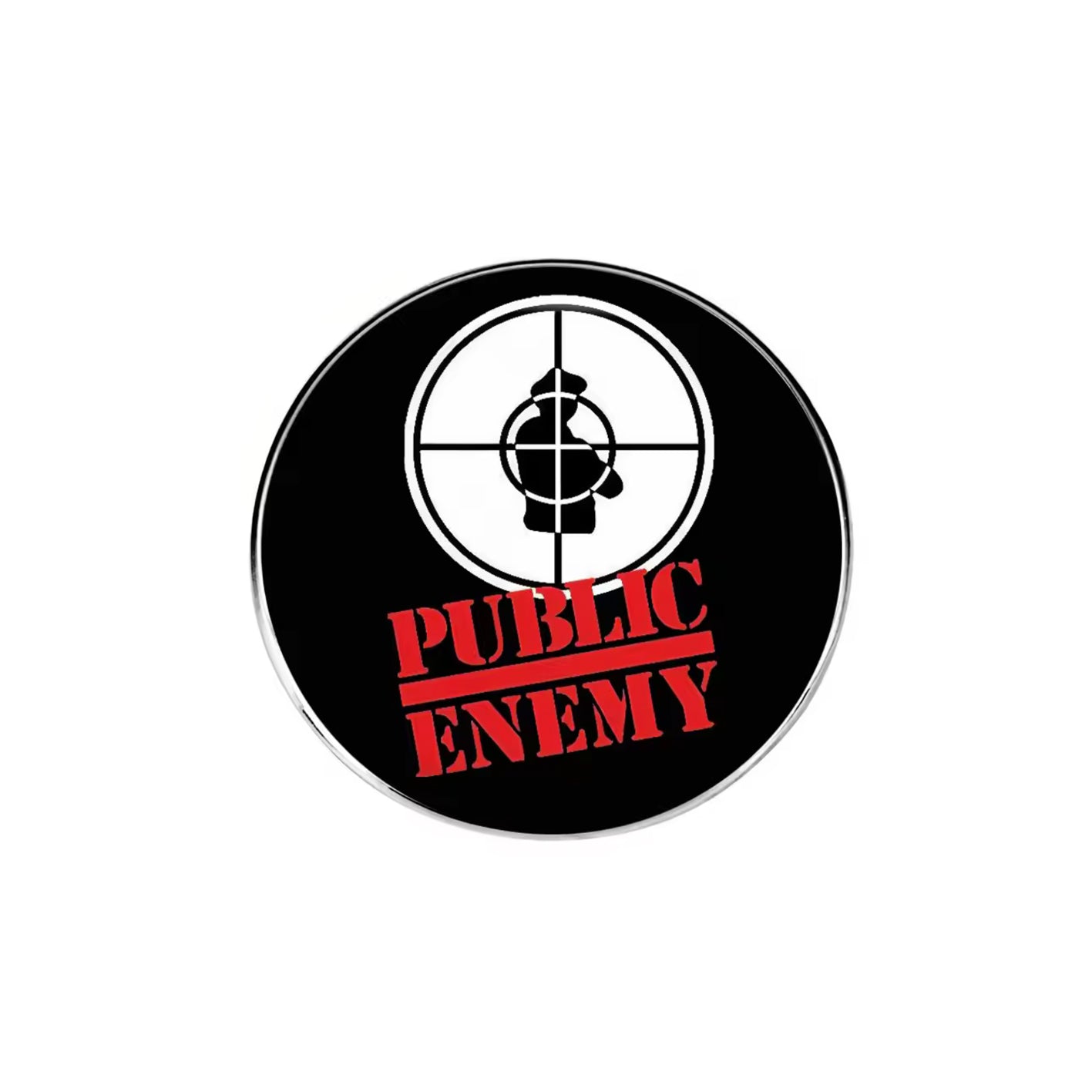 Public Enemy Enamel Pin