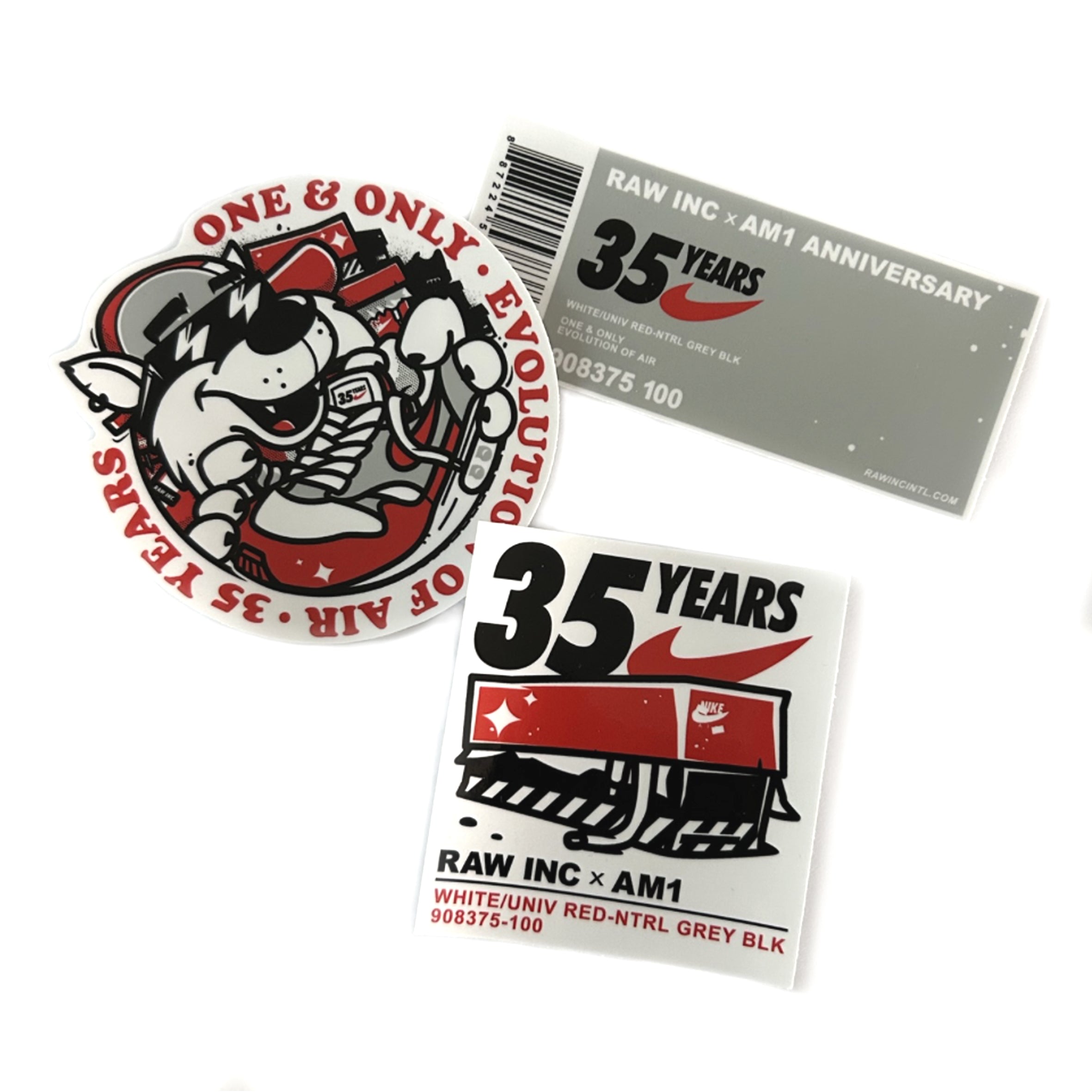 Raw Inc / AM1 35th Anniversary sticker pack â Raw Inc.Intl