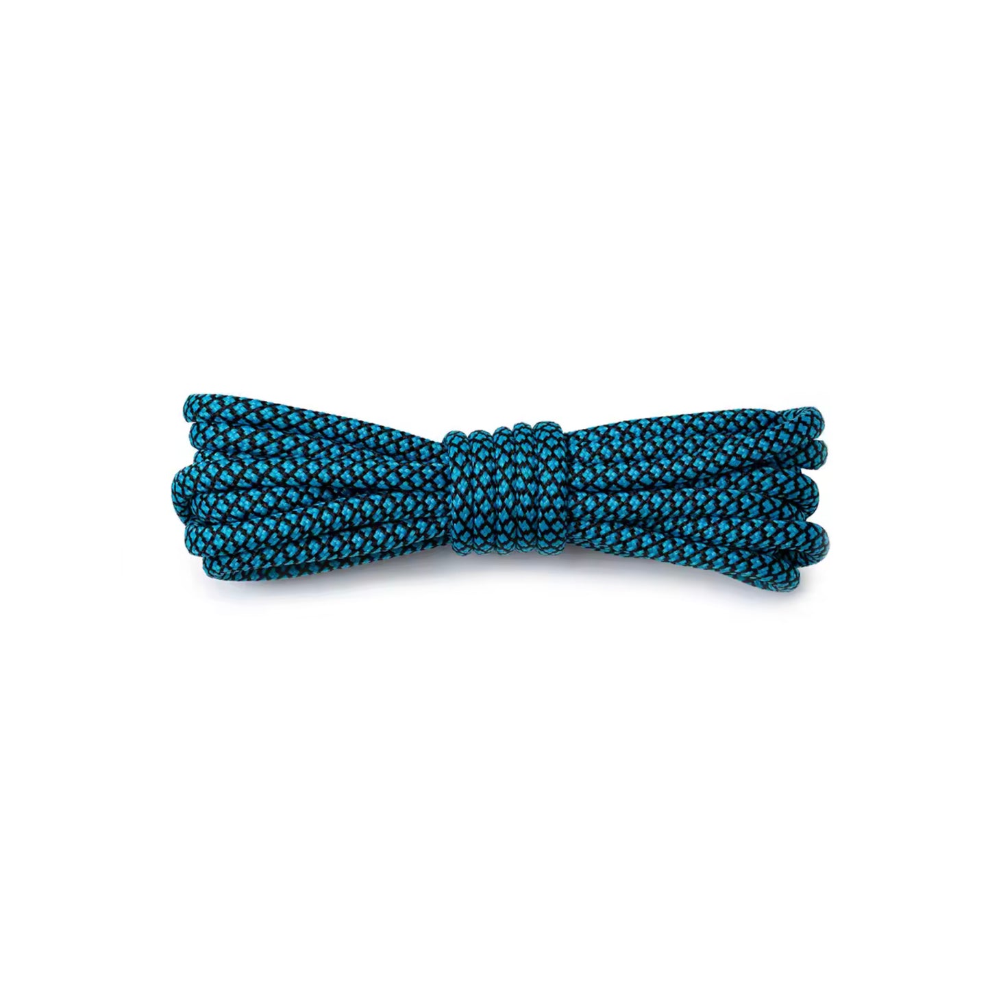 Raw Inc / 120cm Cyan & Black Diamond Rope Laces