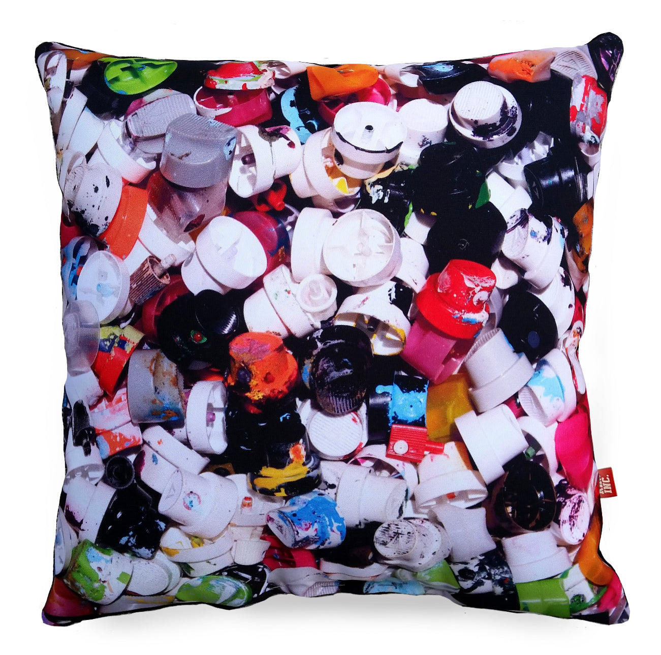 Raw Inc / Mixed Caps 45x45cm test print cushion