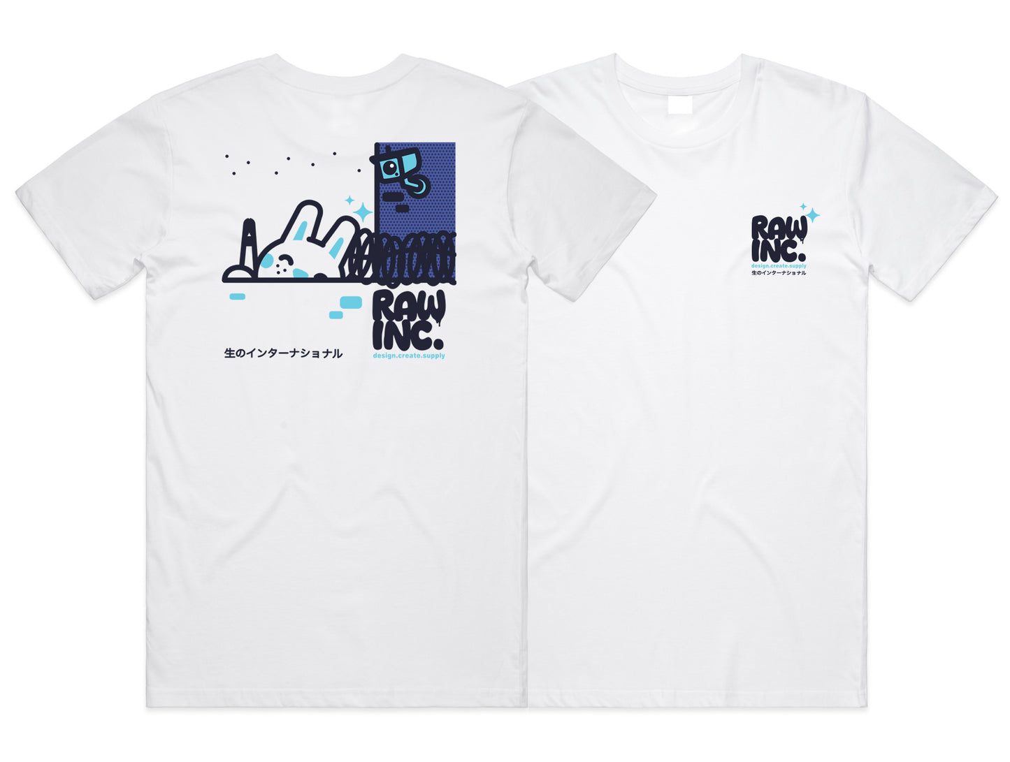 Raw Inc / I Know A Spot White T-Shirt