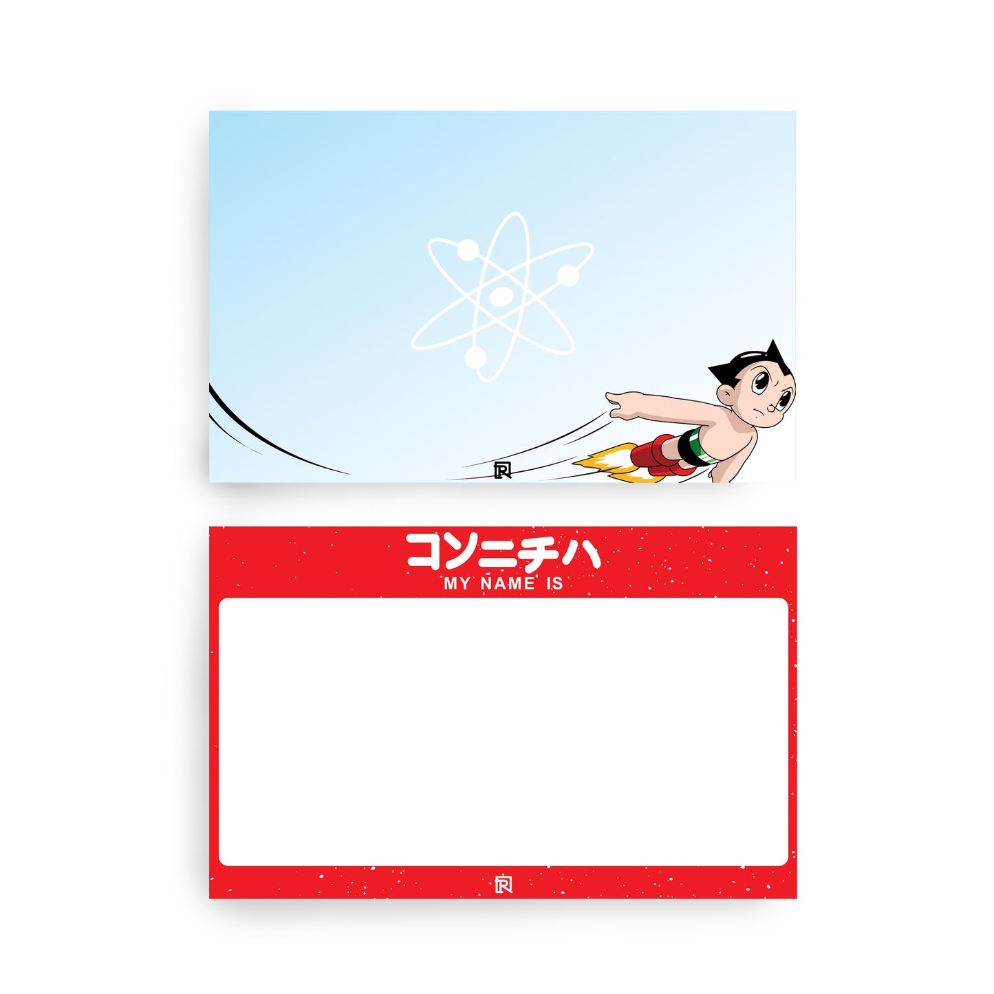 Raw Inc / Japanese Edition - Blank Egg shell Magnum size 50 sticker pack