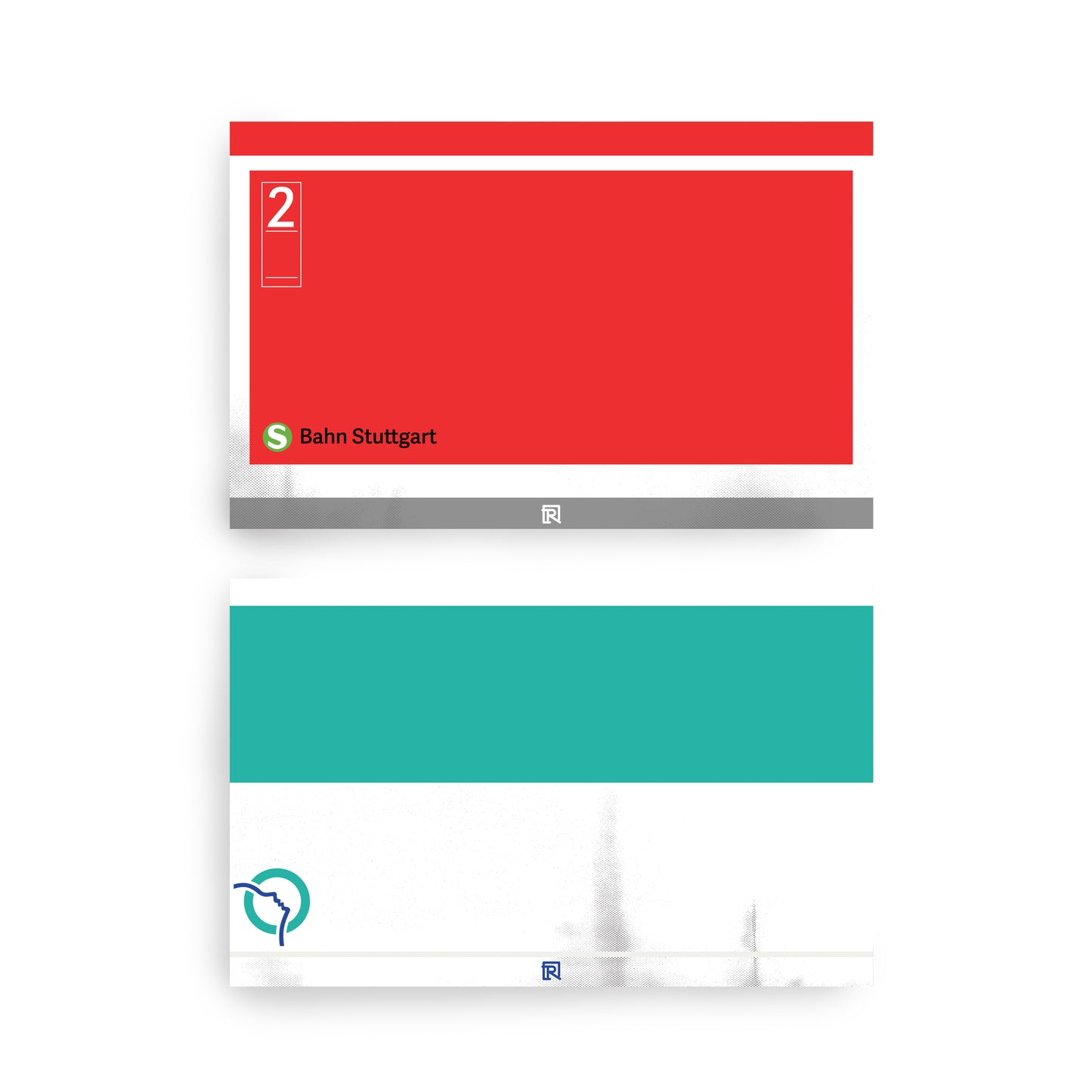 Raw Inc / System Train Series #03 - Blank Egg shell Split Magnum size 50 sticker pack