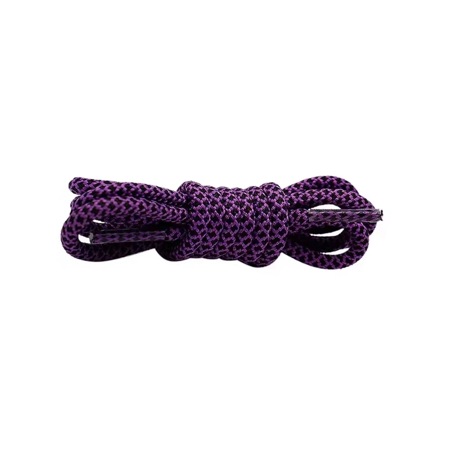 Raw Inc / 120cm Purple & Black Diamond Rope Laces