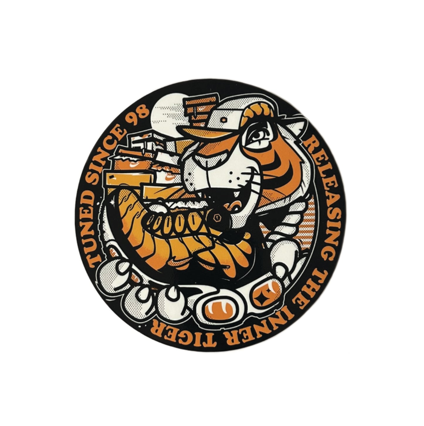 Raw Inc / Releasing the Inner Tiger TN sticker