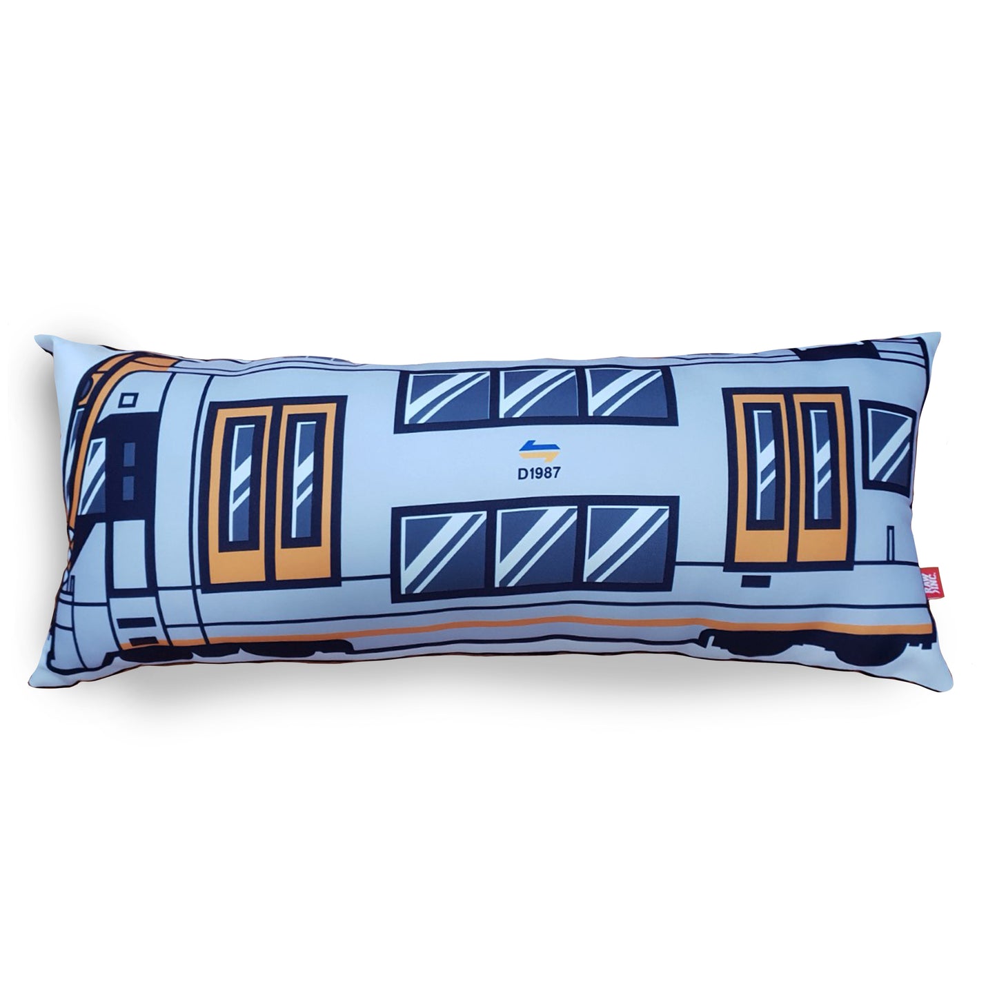 Raw Inc / Australian NSW A-Set Waratah train 65cm cushion