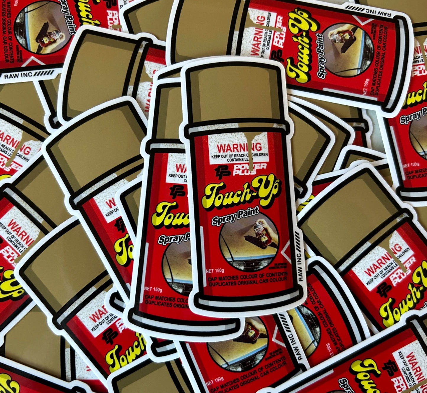 Raw Inc / Classic Touch Up can sticker