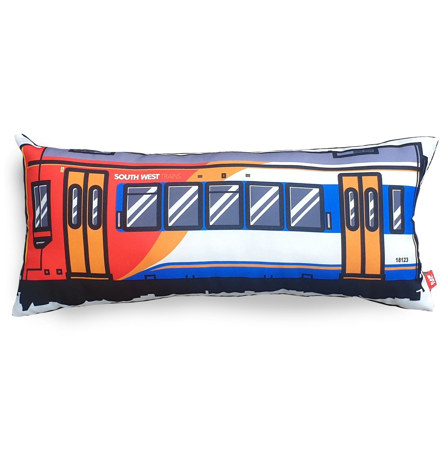 Raw Inc / England SWT159 Class South West train 65cm cushion