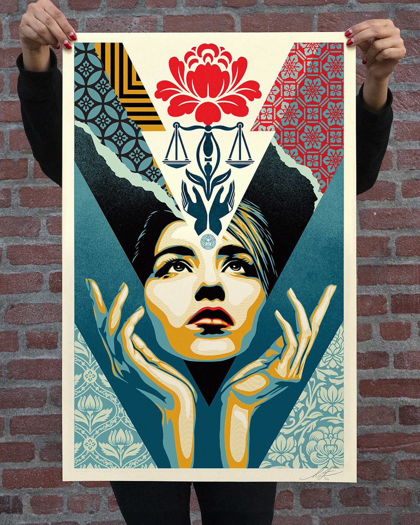 Obey / Uplift Justice Signed Offset Lithograph print