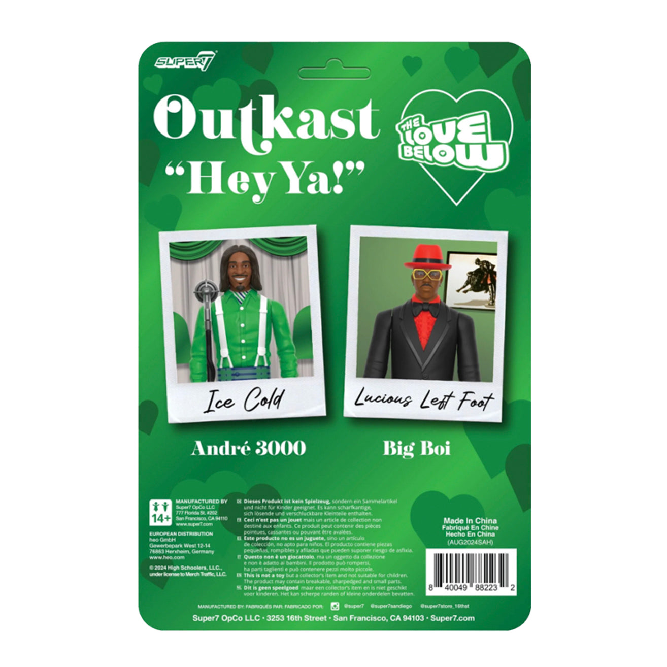 Super7 / 3.75" Outkast - Andre 3000 & Big Boi - Hey Ya! Figure Set