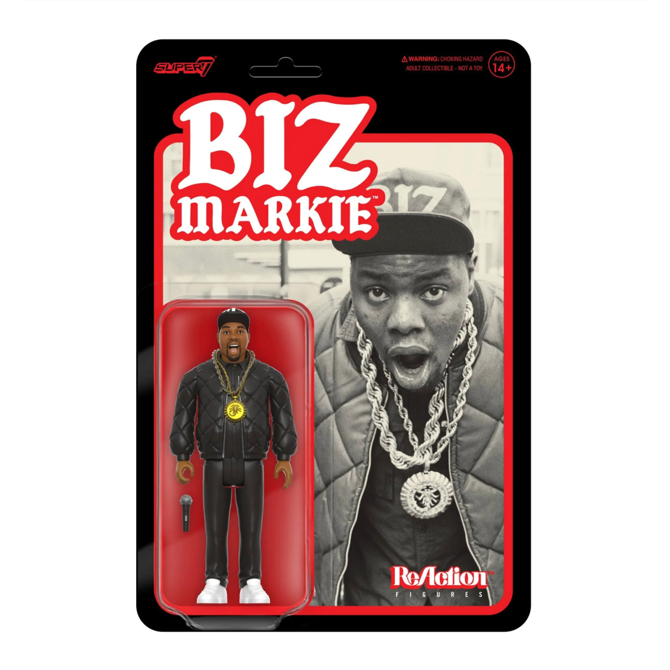 Super7 / 3.75" Biz Markie ReAction figure