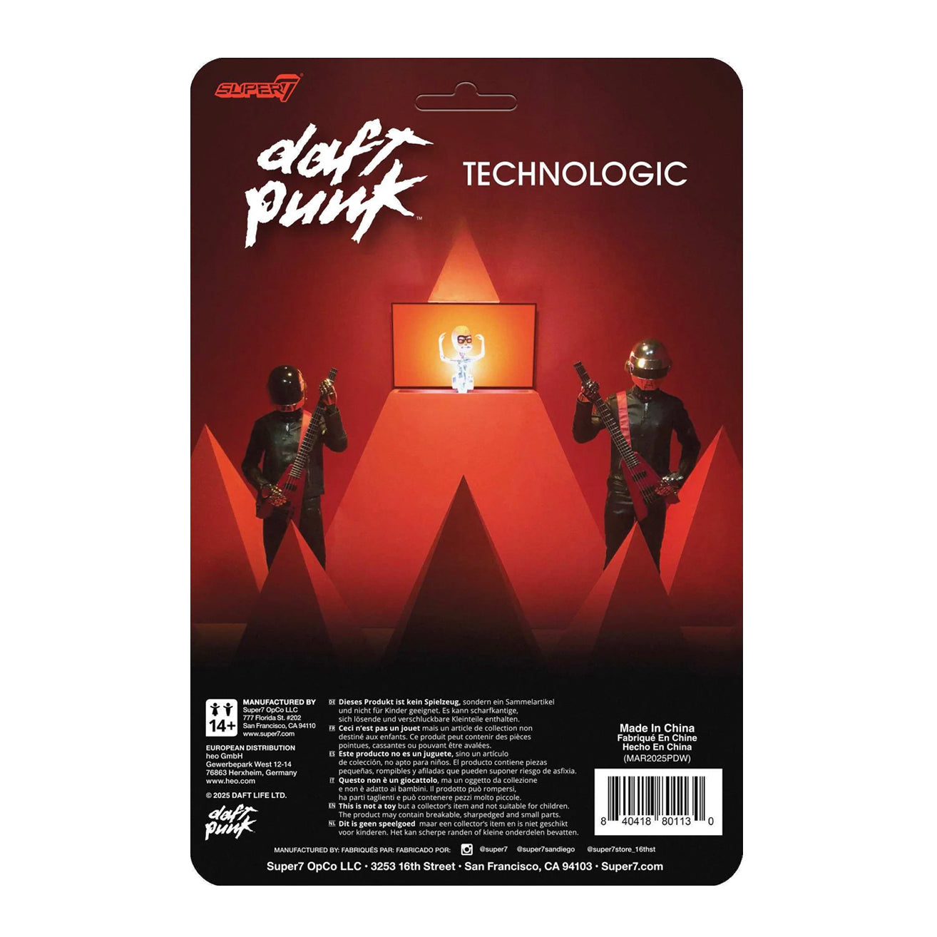 Super7 / 3.75" Daft Punk - Human After All ReAction Figure Set