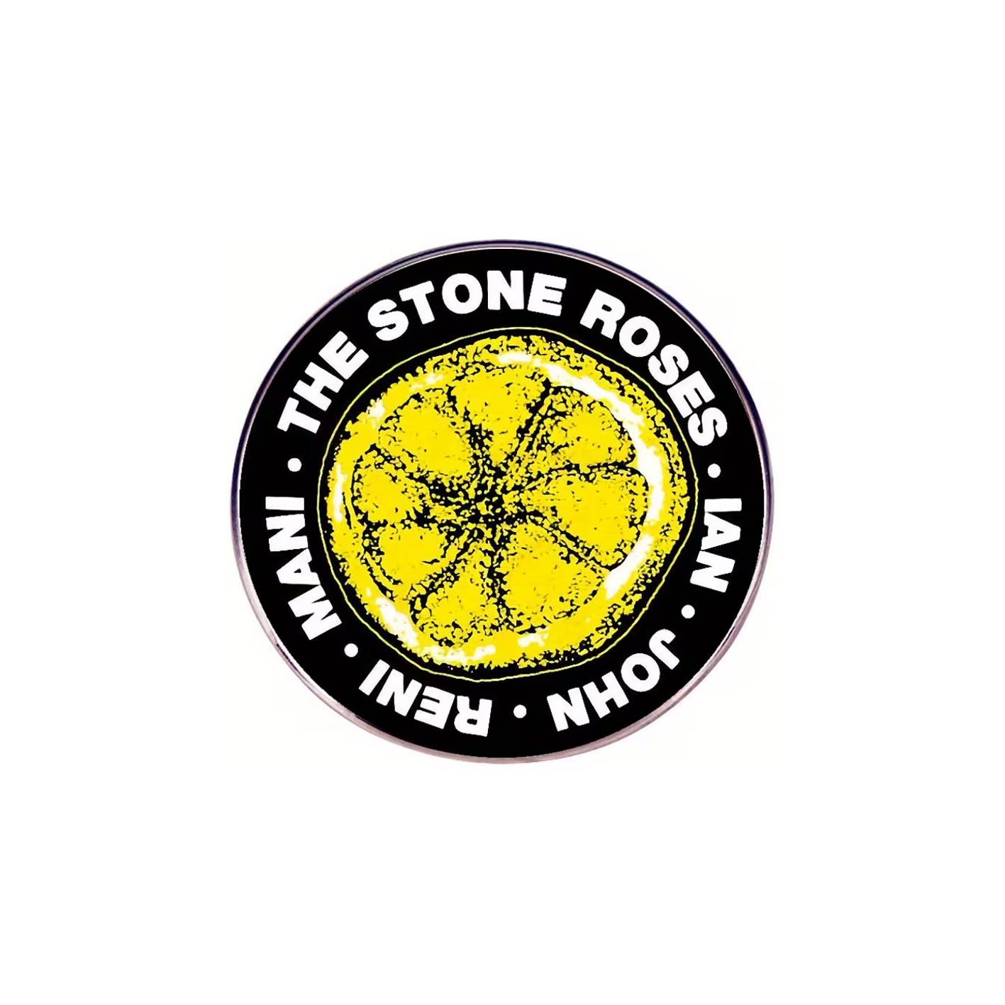 The Stone Roses - Ian, John, Reni, Mani Enamel Pin