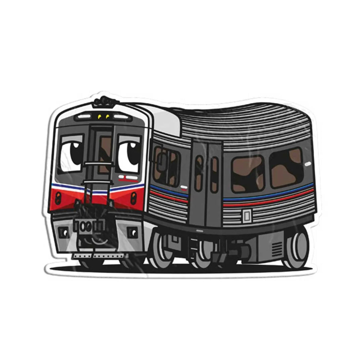 Vandals On Holidays / Australian VIC V-Line Sprinter 7000 Refurbished sticker