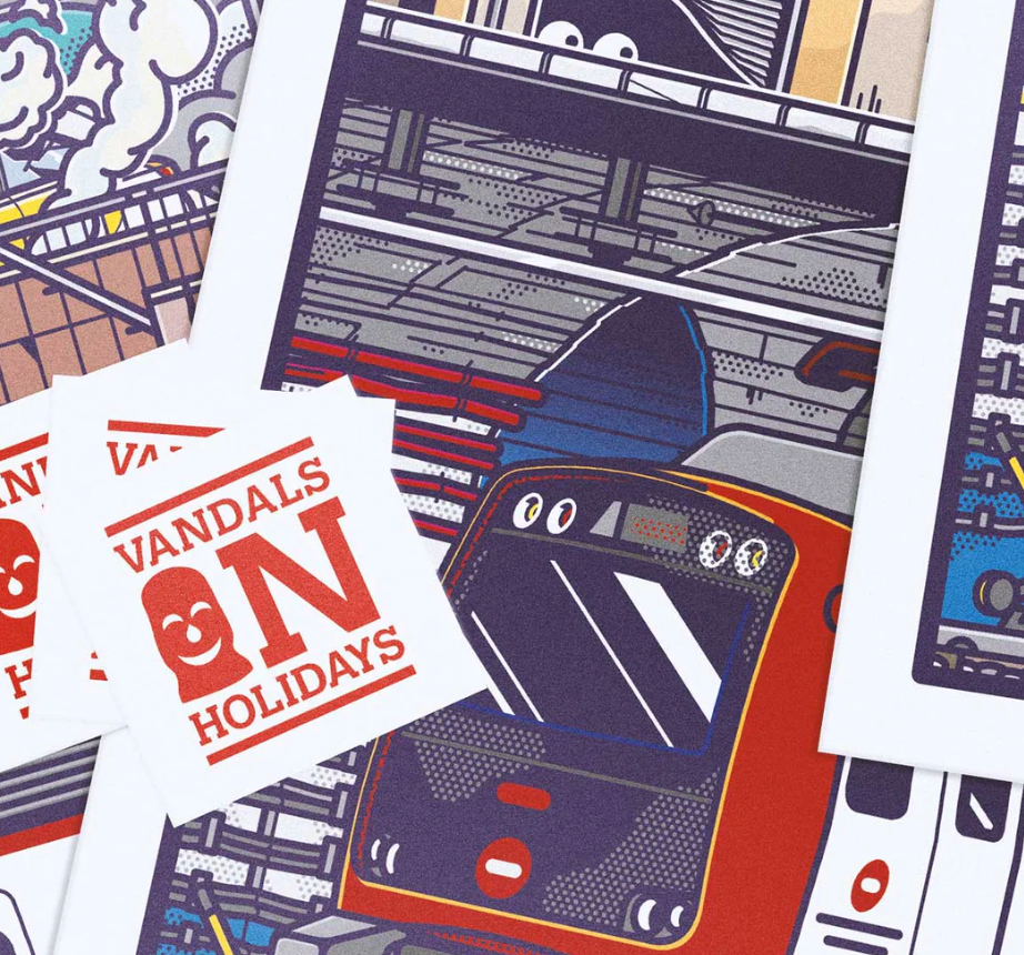 Vandals on Holidays / Crime in the City poster