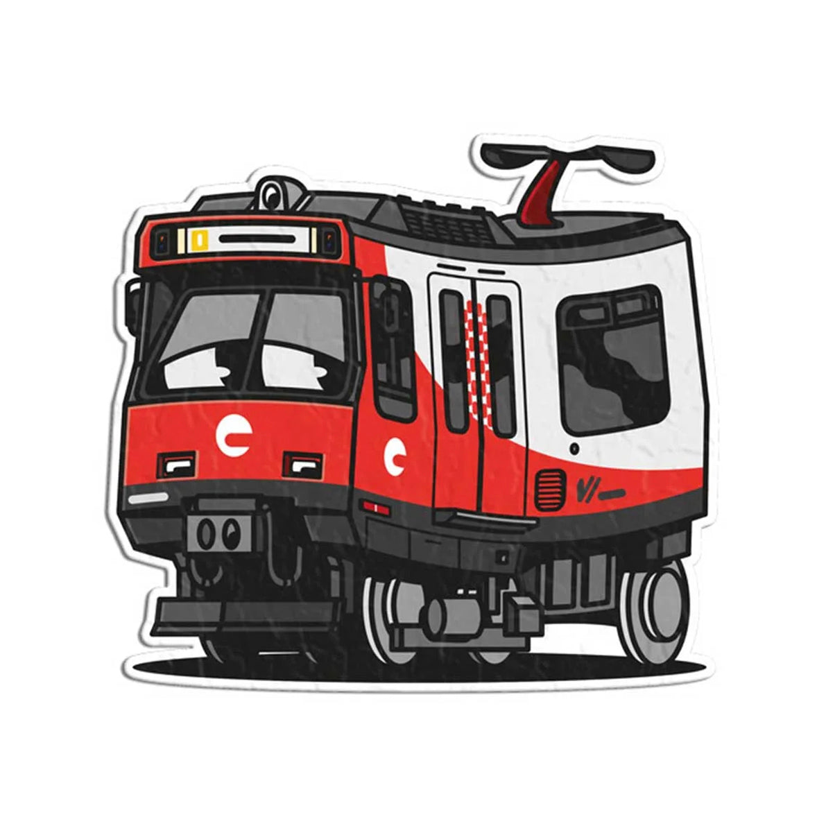 Vandals On Holidays / Metro Valencia UTA 3700 sticker