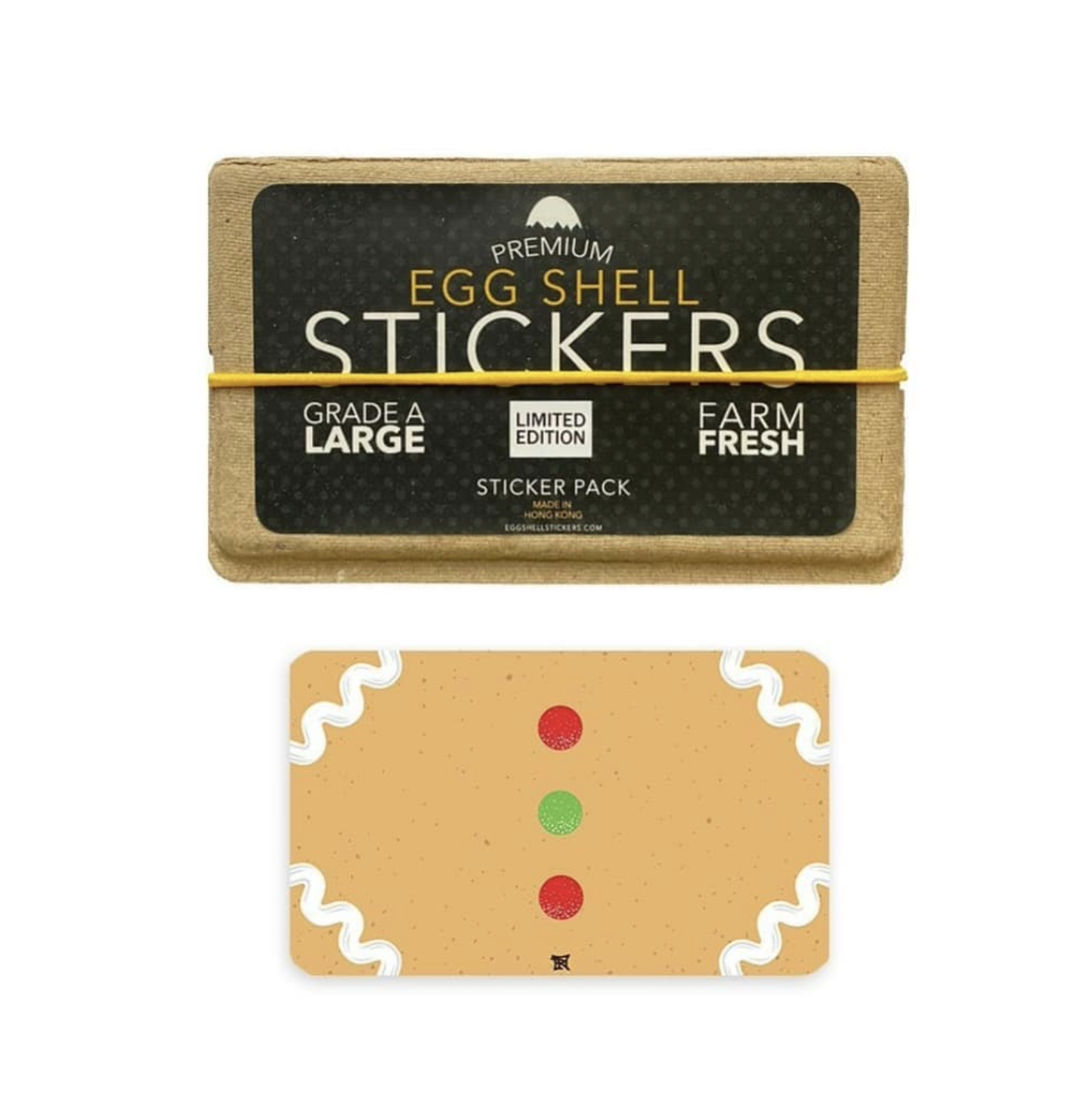 Egg Shell / LE Christmas Ginger Bread Blanks - 50pcs