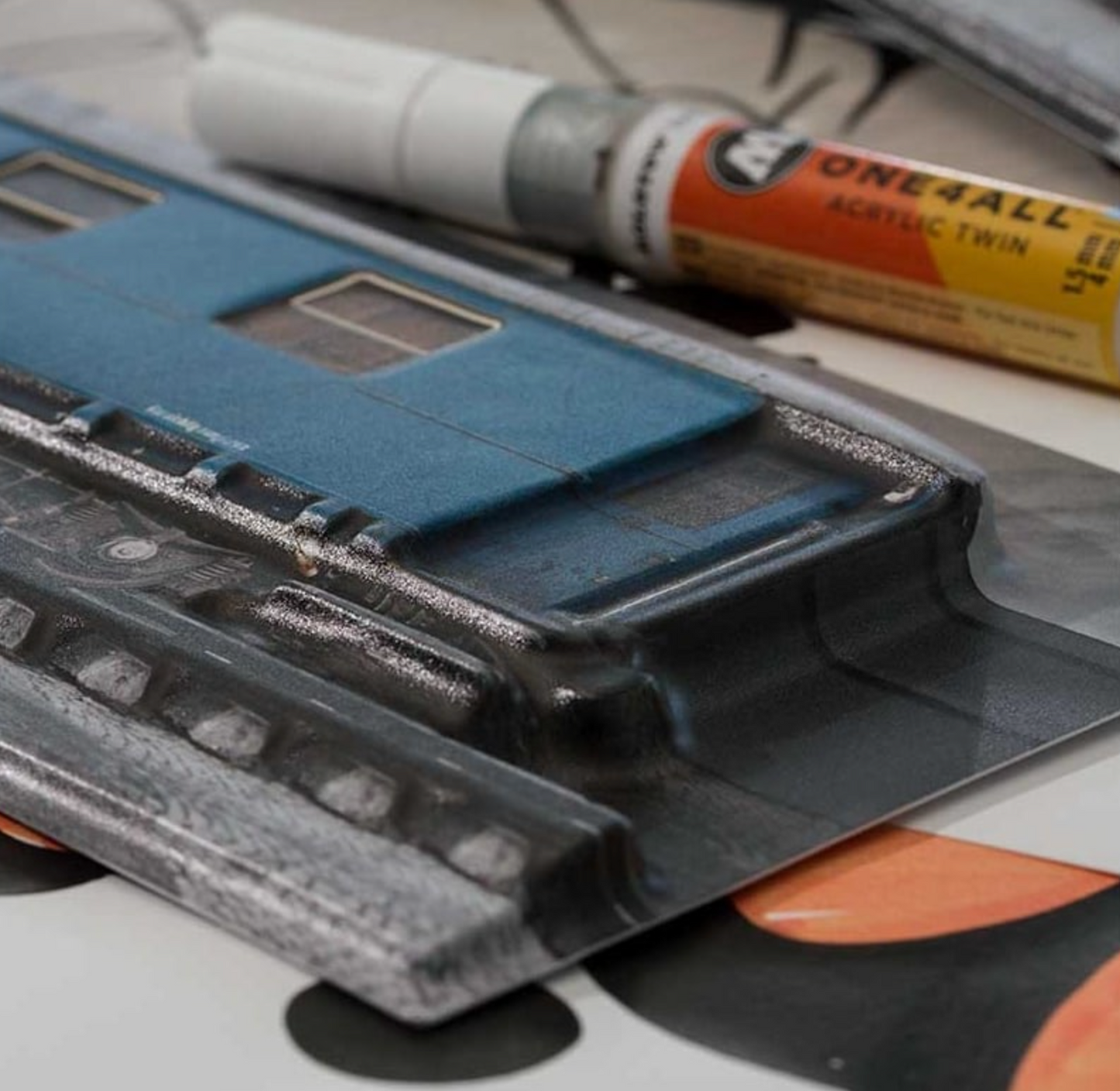 Molotow / 3D Train Poster