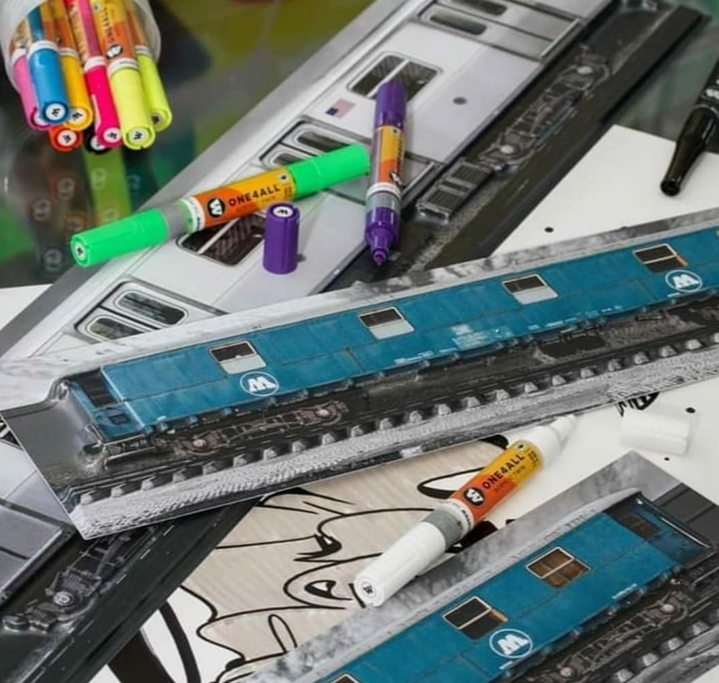 Molotow / 3D NYC Train Poster