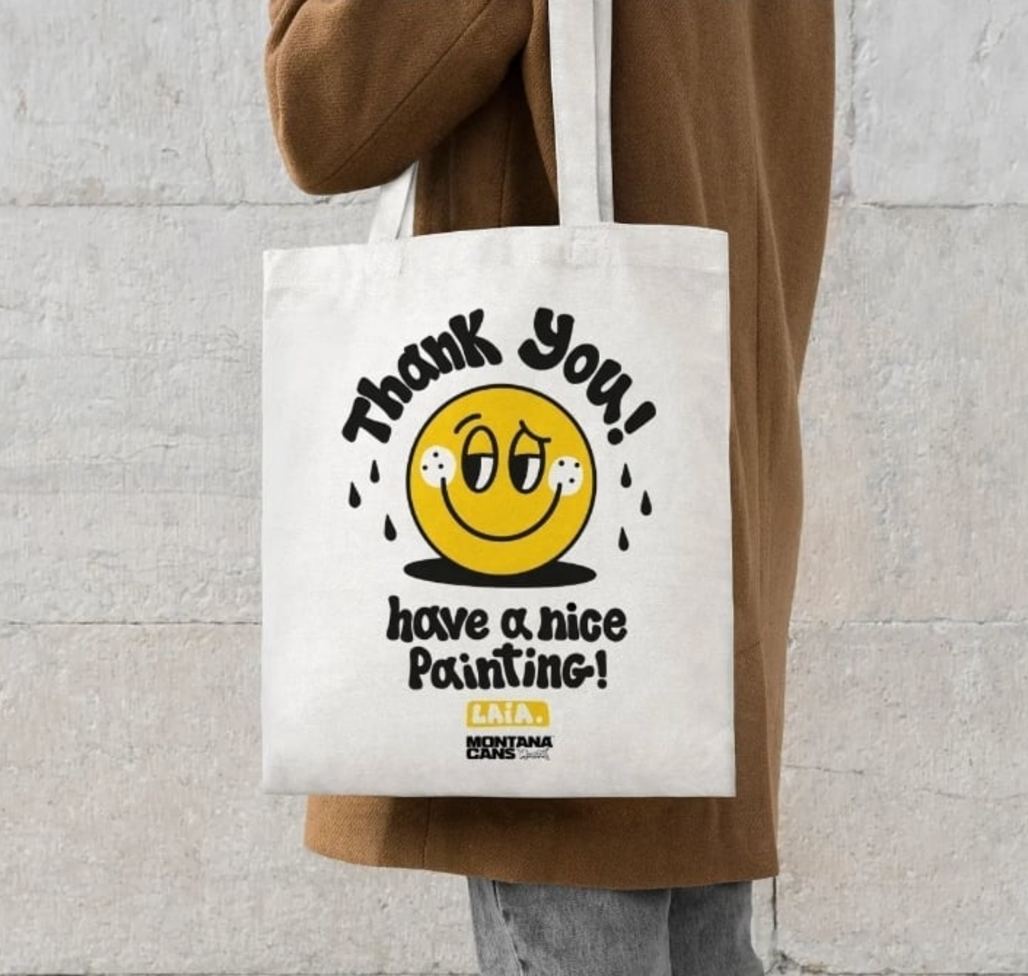Montana Cans / Thank You white tote bag