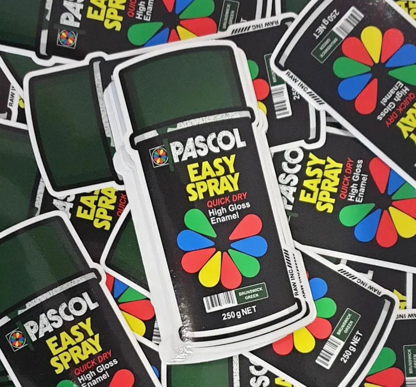 Raw Inc / Classic Pascol can sticker