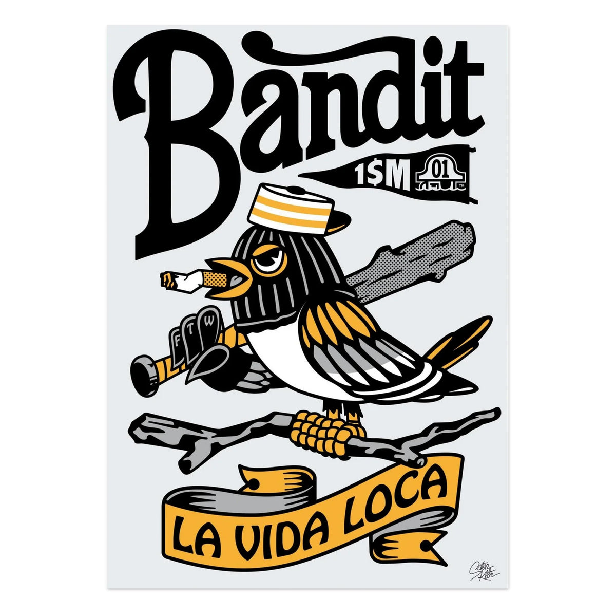123Klan / La Vida Loca print