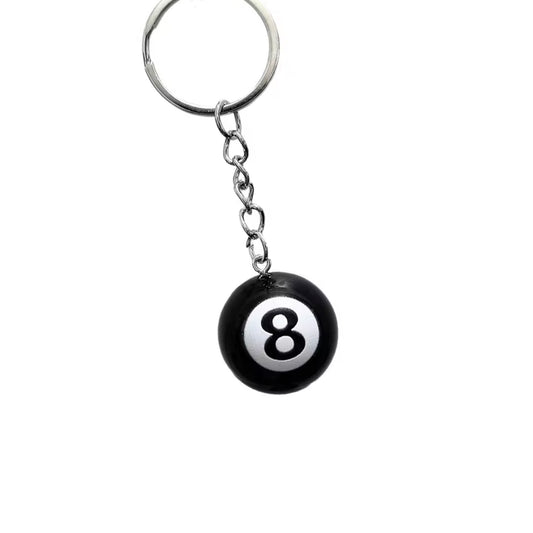 8 Ball Keyring