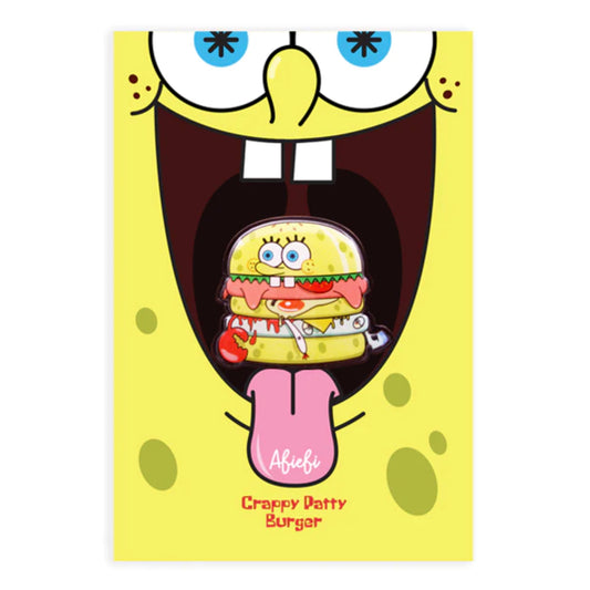Abiebi / Crappy Patty Burger Enamel Pin