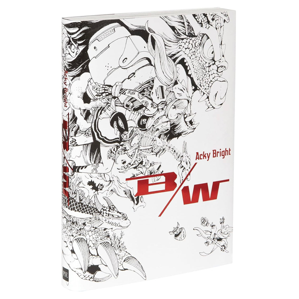 Pie Books / Acky Bright: Black White Artwork