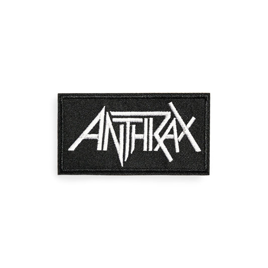Anthrax Black & White Logo Woven Patch