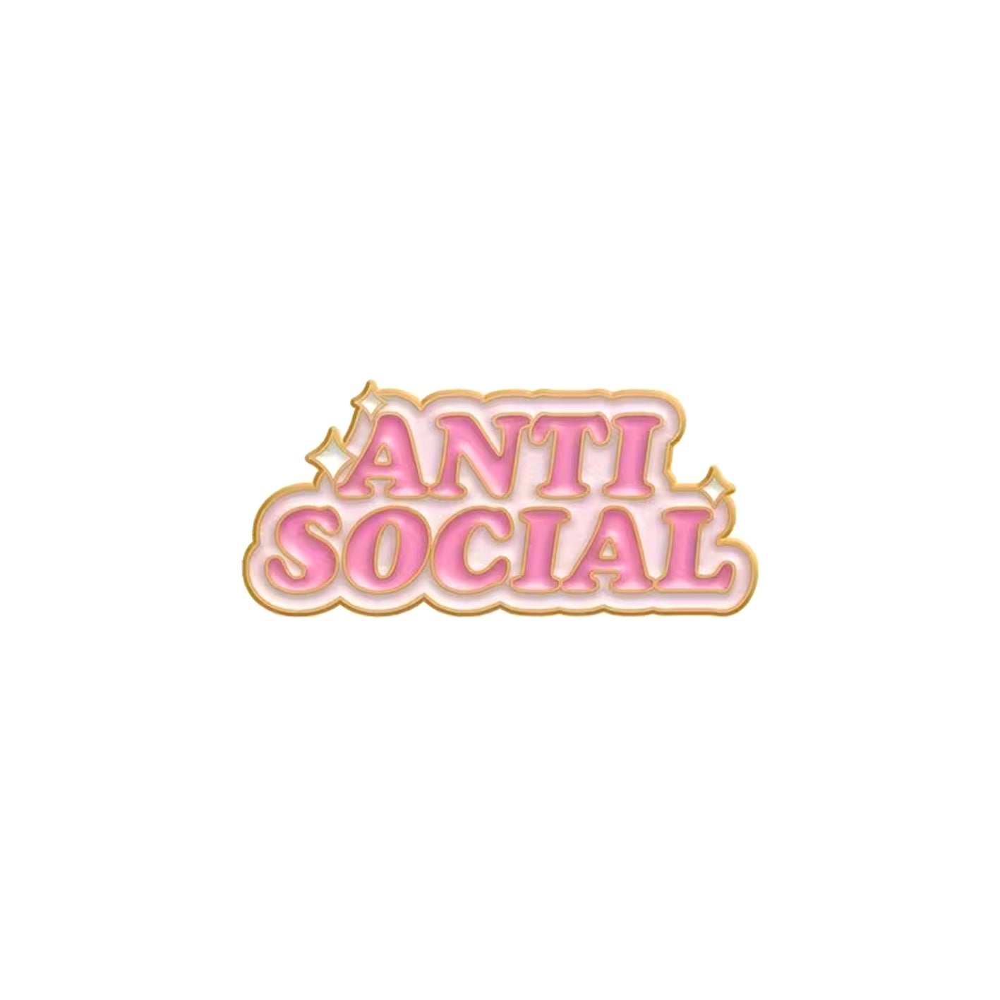 Anti Social Enamel Pin