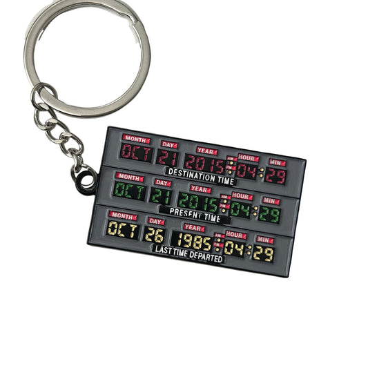 Back To The Future Clock Keyring