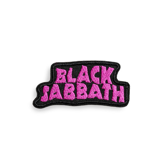 Black Sabbath black & purple Woven Patch
