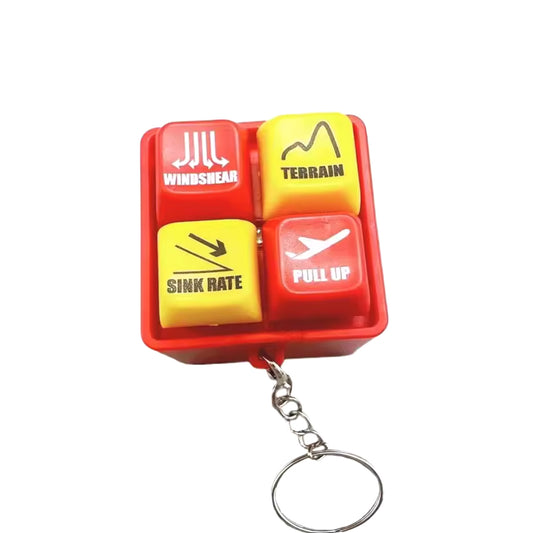 Boeing 737 Airbus Warning Simulator Keyring