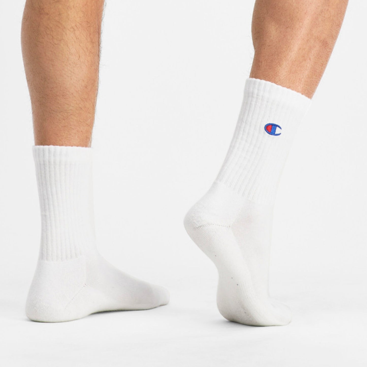 Champion / 3 Pack Logo Crew white socks