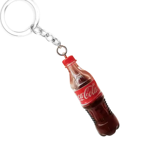 Cola Coke Soft Drink Bottle Keyring